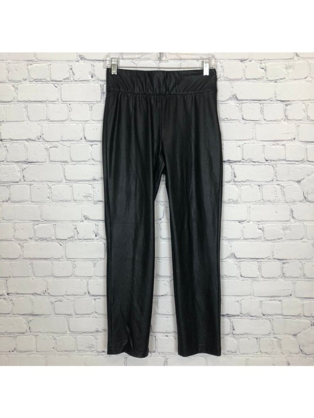 Brochu Walker Faux Leather Pants Size S Black